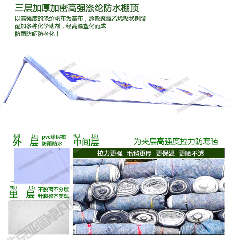 內蒙古施工帳篷細節圖
